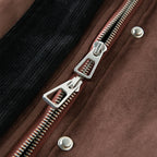 Contrast-Color Cropped Jacket