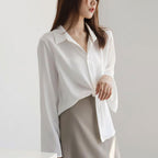 Women’s Chiffon V-Neck Blouse