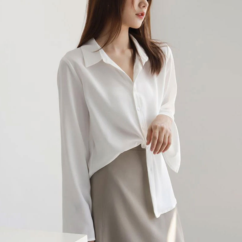 Women’s Chiffon V-Neck Blouse