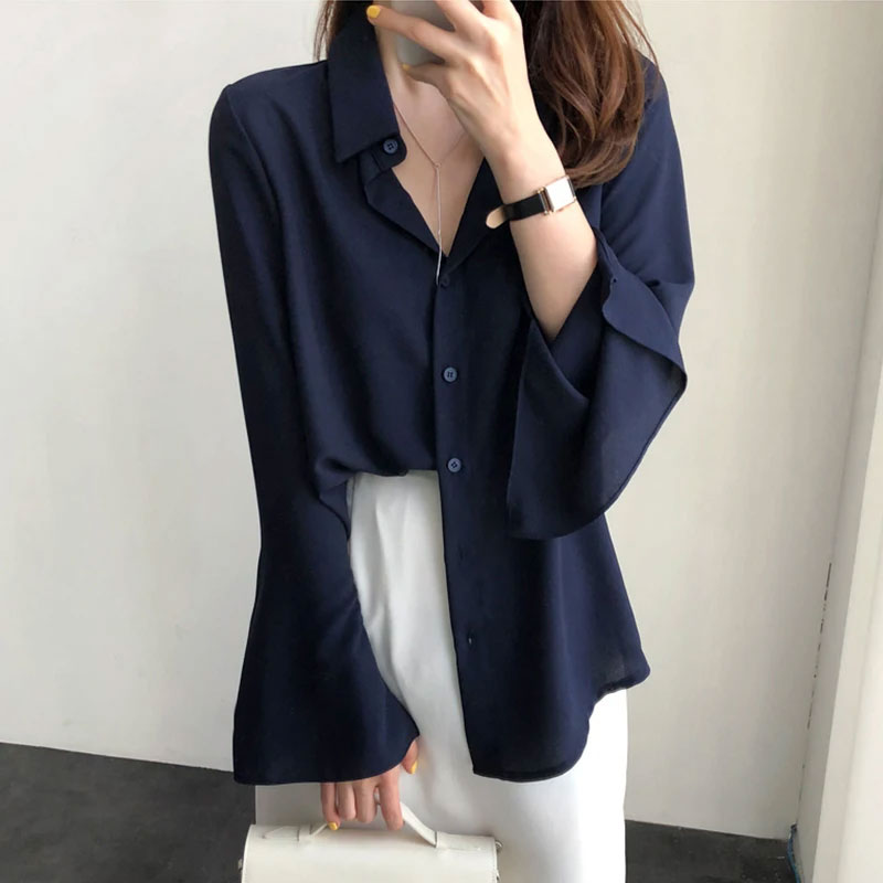 Women’s Chiffon V-Neck Blouse