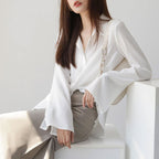 Women’s Chiffon V-Neck Blouse