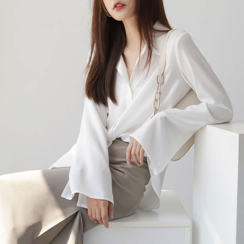 Women’s Chiffon V-Neck Blouse