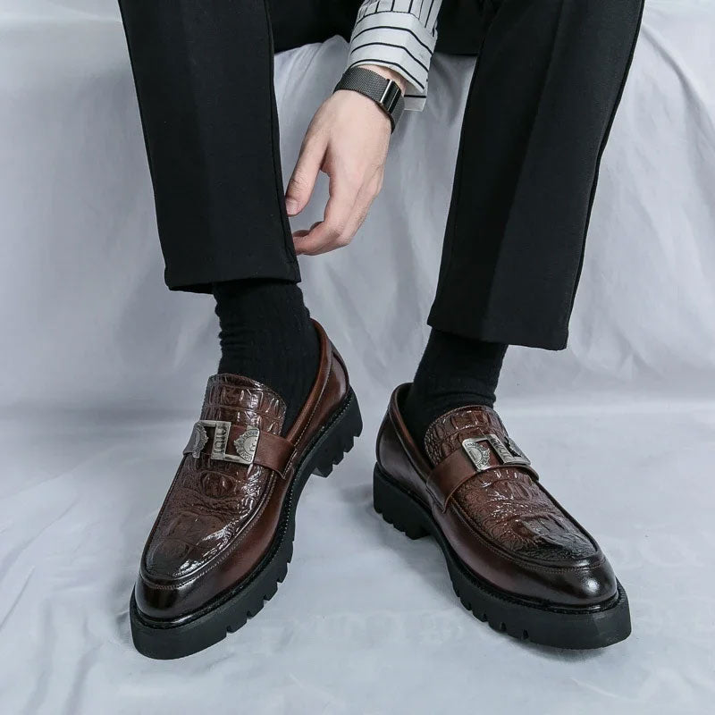 Platform Slip-On Loafers