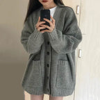 Women’s V-Neck Long Sleeve Cardigan